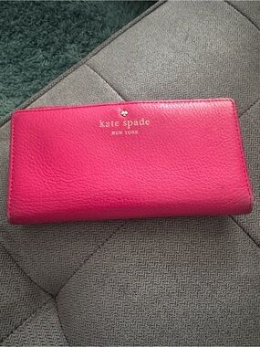 kate spade New York Cobble Hill Stacy Pink Leather Continental Wallet